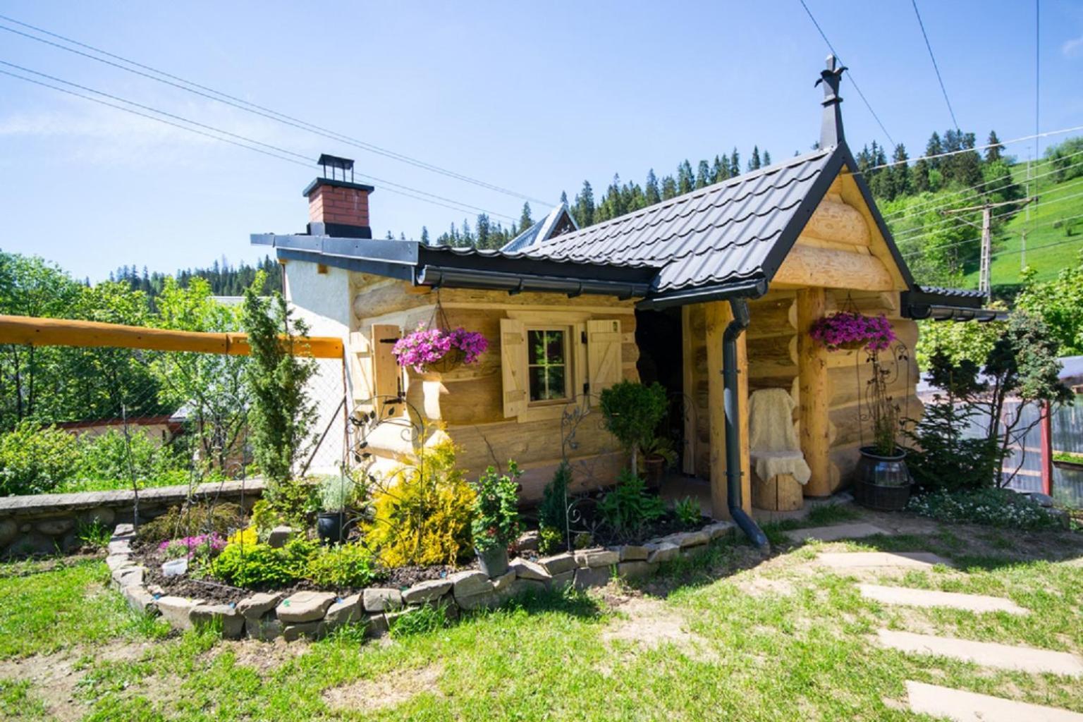 Ciukrowa Chatka Sauna & Jacuzzi Poronin Extérieur photo