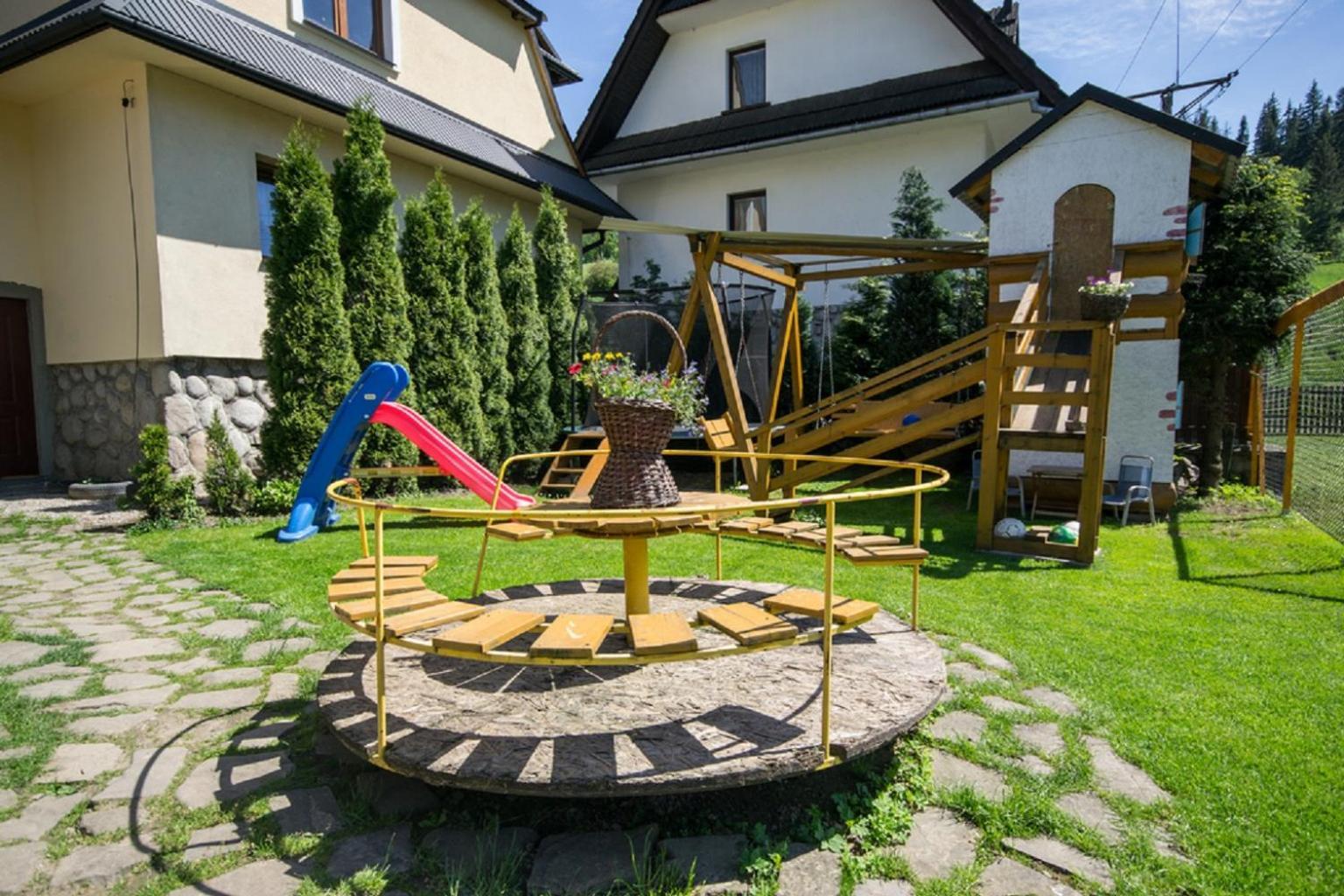 Ciukrowa Chatka Sauna & Jacuzzi Poronin Extérieur photo