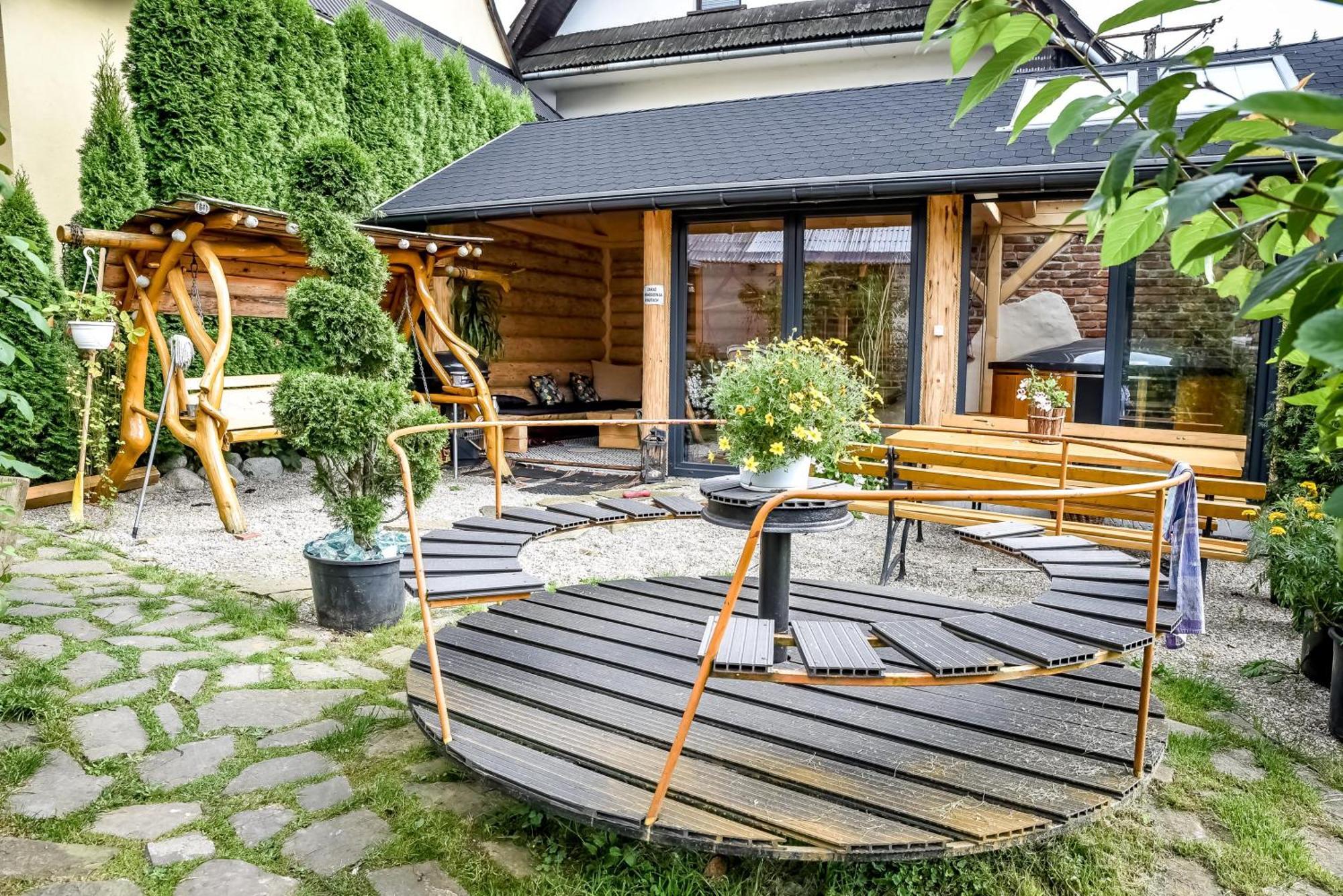 Ciukrowa Chatka Sauna & Jacuzzi Poronin Extérieur photo